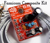 Original Famicom Composite Upgrade Kit + Cable / Port Options - RetroFixes - 1