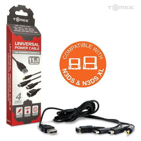 Universal Power Cable for New 3DS / New 3DS XL /GBA SP/ PSP 3000/ PSP 2000/ PSP 1000 - RetroFixes