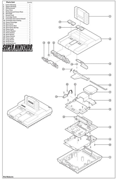 SNES and Super Famicom Replacement Parts